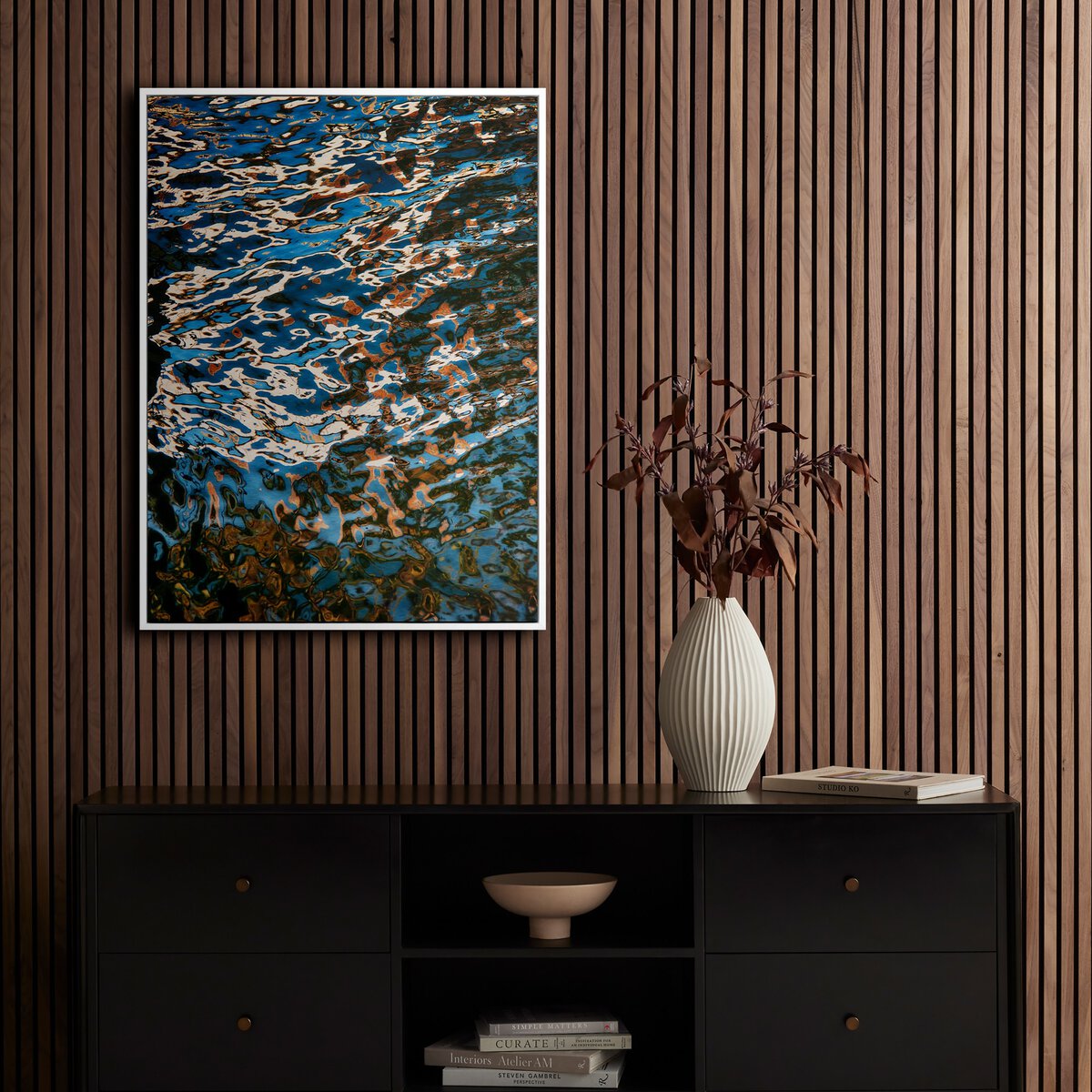Reflecting Blue By Geoffrey Baris