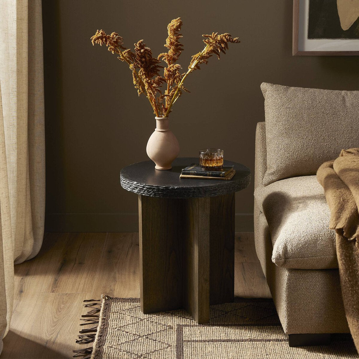 Mezes Large End Table