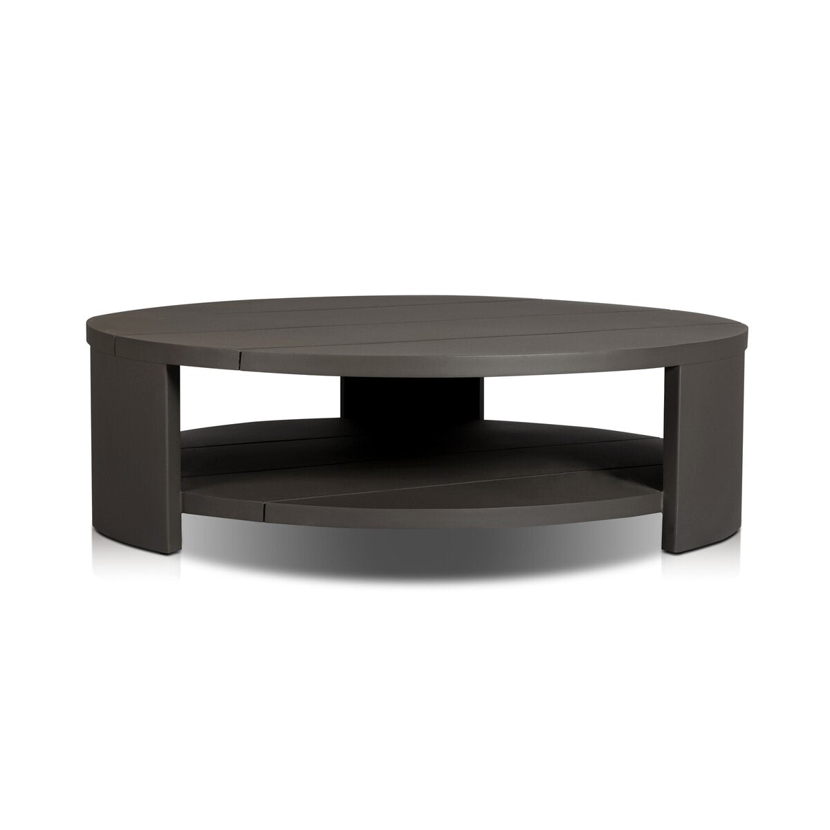 Roca Outdoor Round Metal Coffee Table