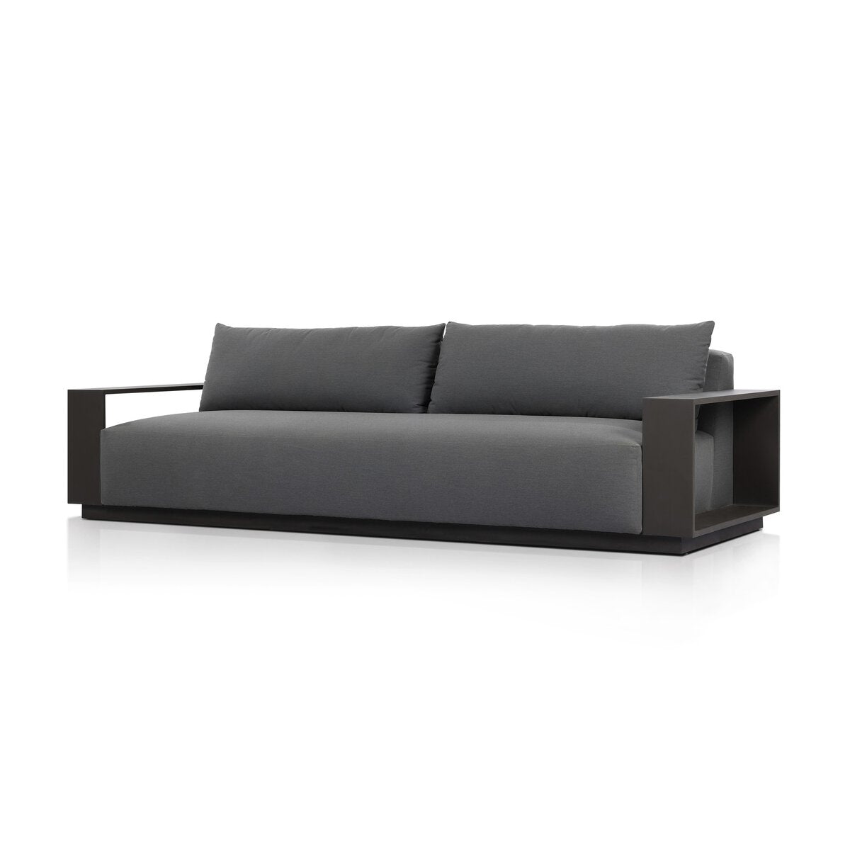 Branford Outdoor Metal Sofa-106"