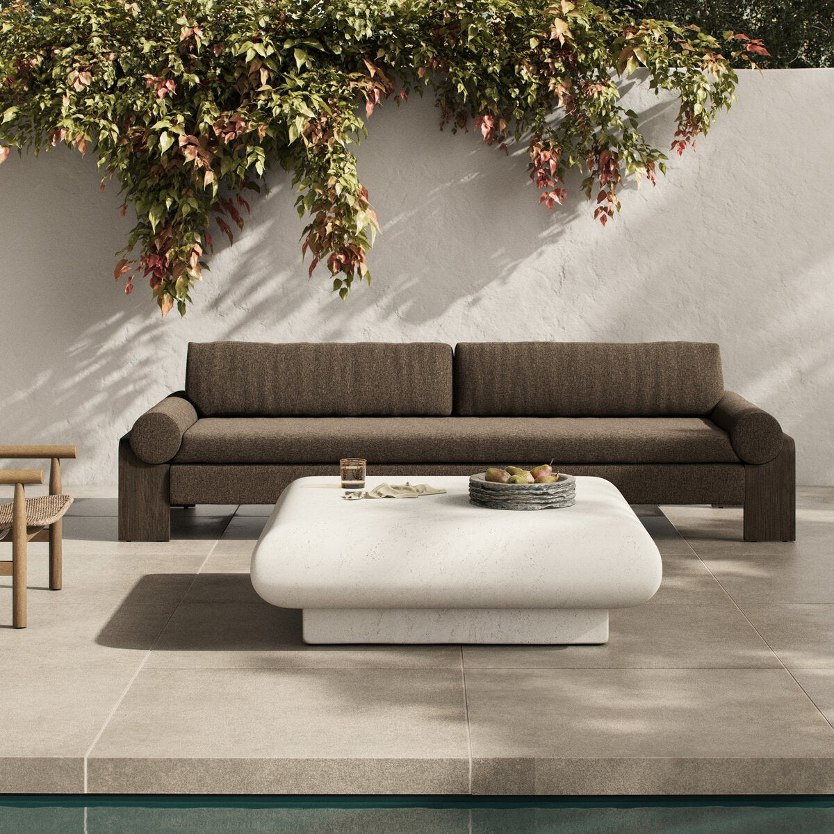 Ambra Outdoor Coffee Table - White