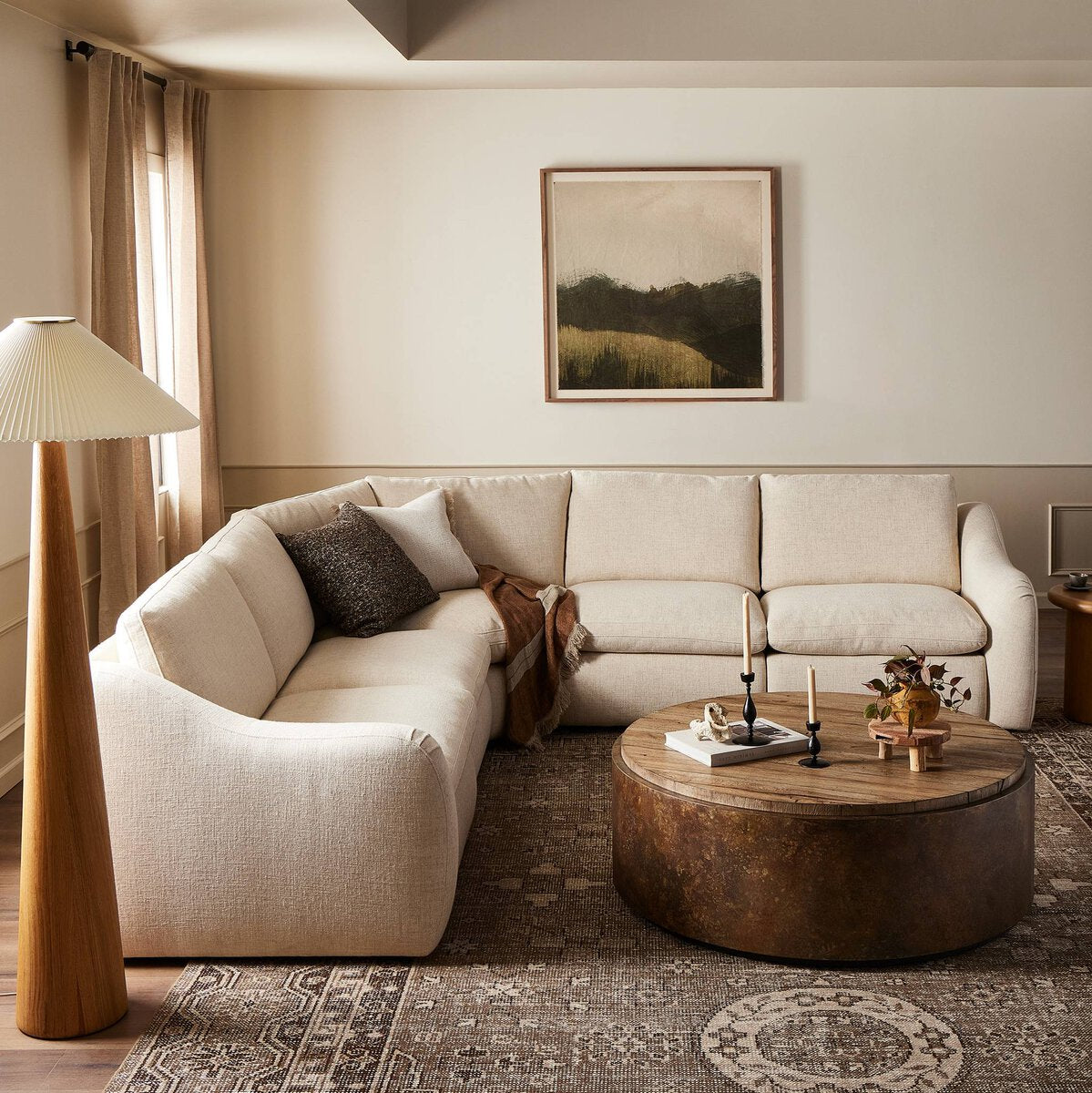 Crawford Power Recliner 5-Piece Sectional Sofa