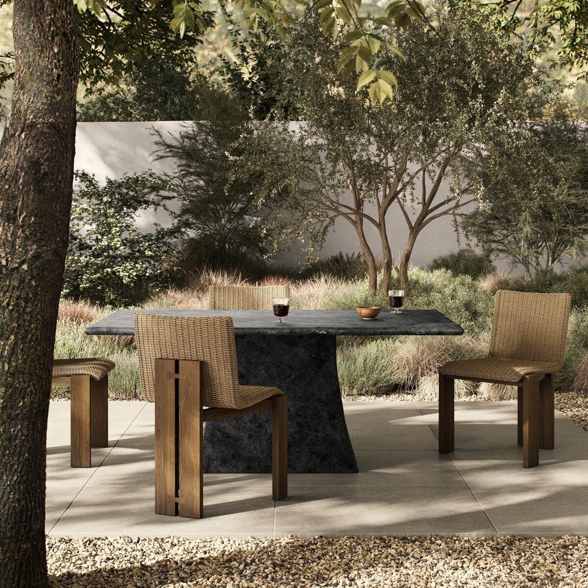 Bala Outdoor Dining Table-72"