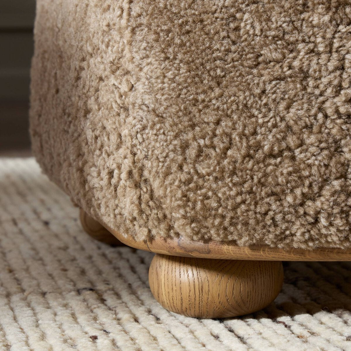 Taupe Shearling