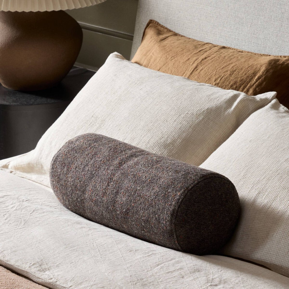 Stonewash Linen Bolster Pillow