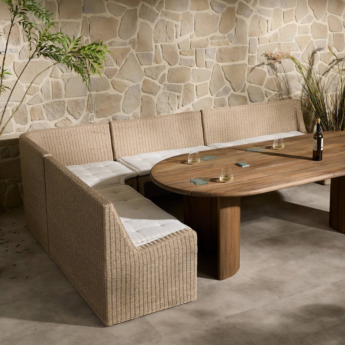 Build Your Own: Senna Outdoor Dining Banquette