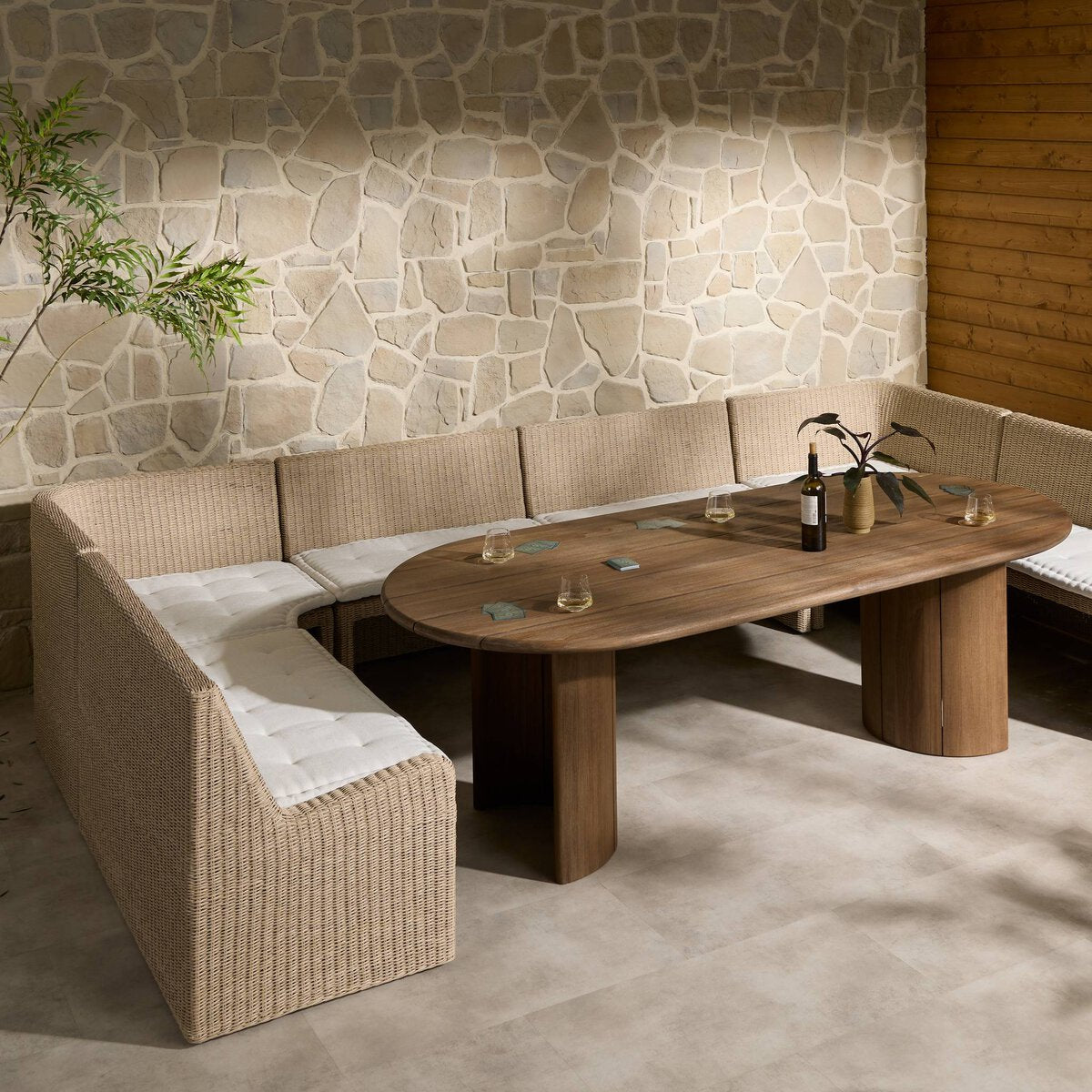 Build Your Own: Senna Outdoor Dining Banquette