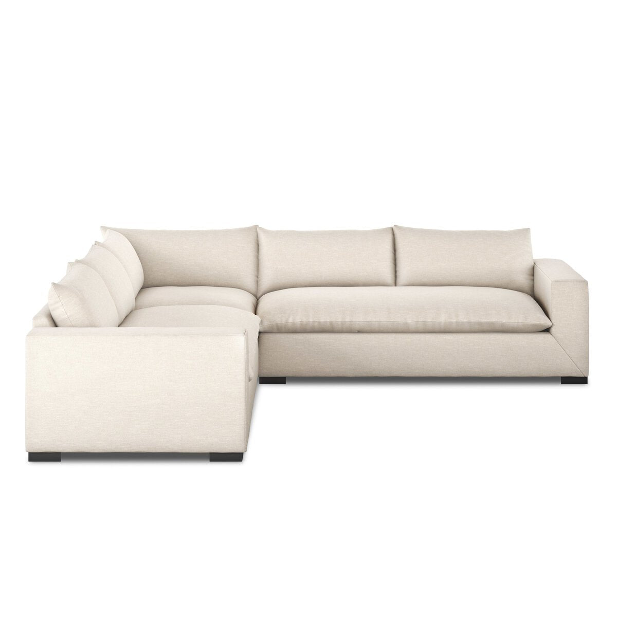 Grant 3 Piece Sectional With Arms
