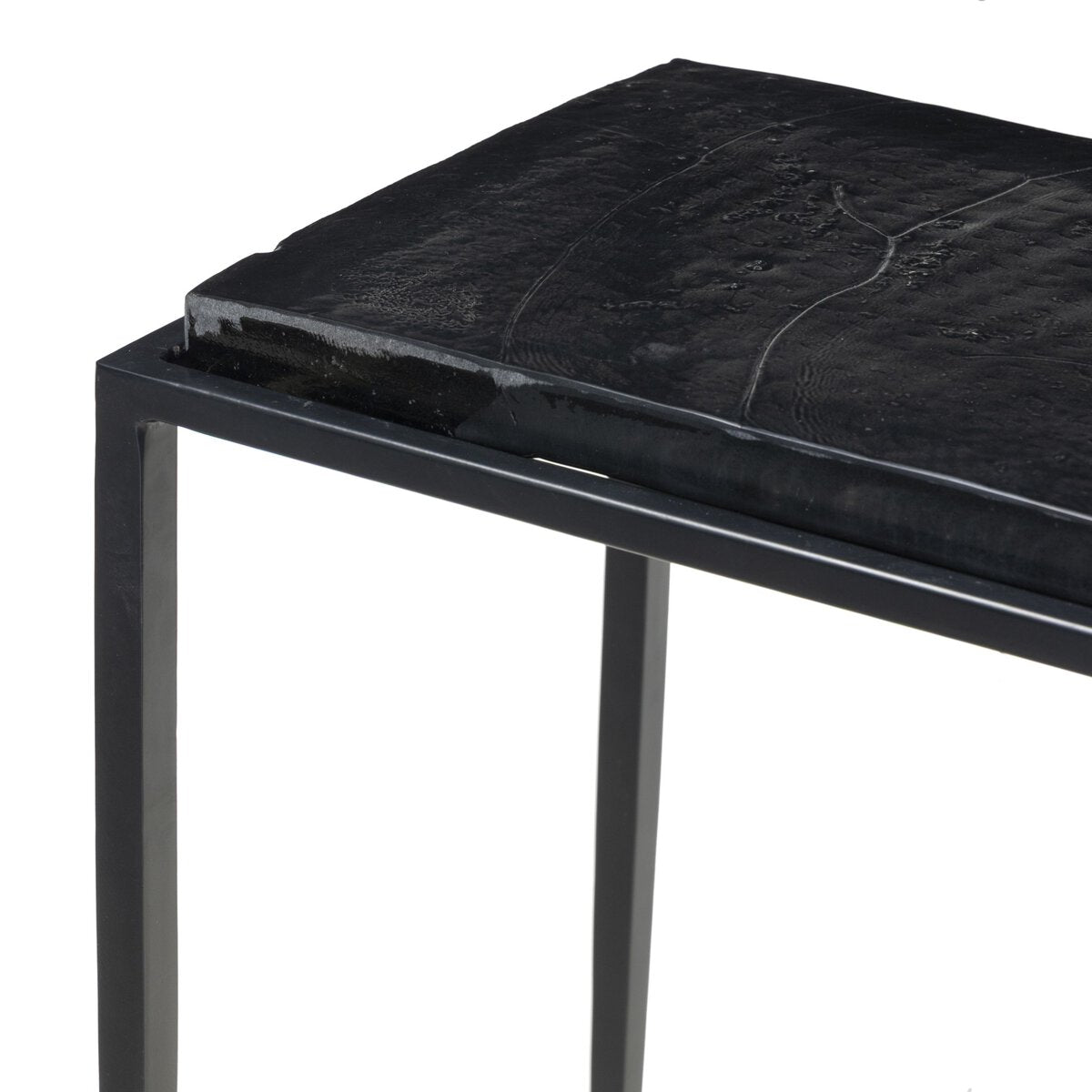 Dalston Cast Glass Console Table