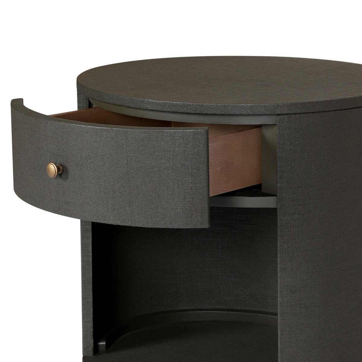 Amelia Oval One Drawer Nightstand