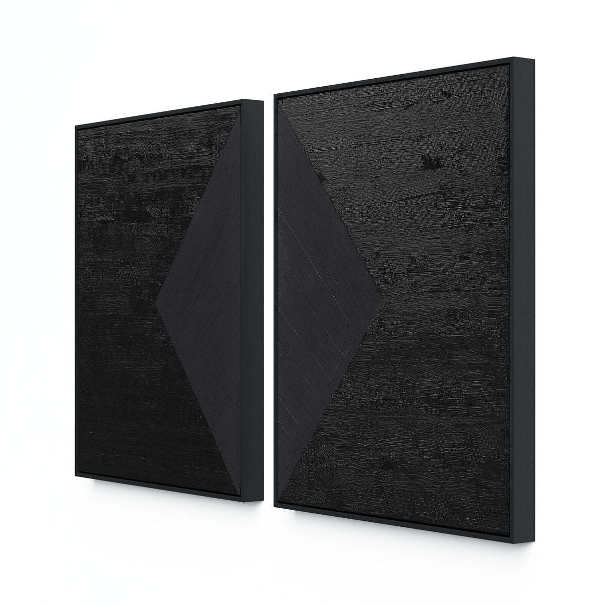 Triangle Diptych by The Holly Collective