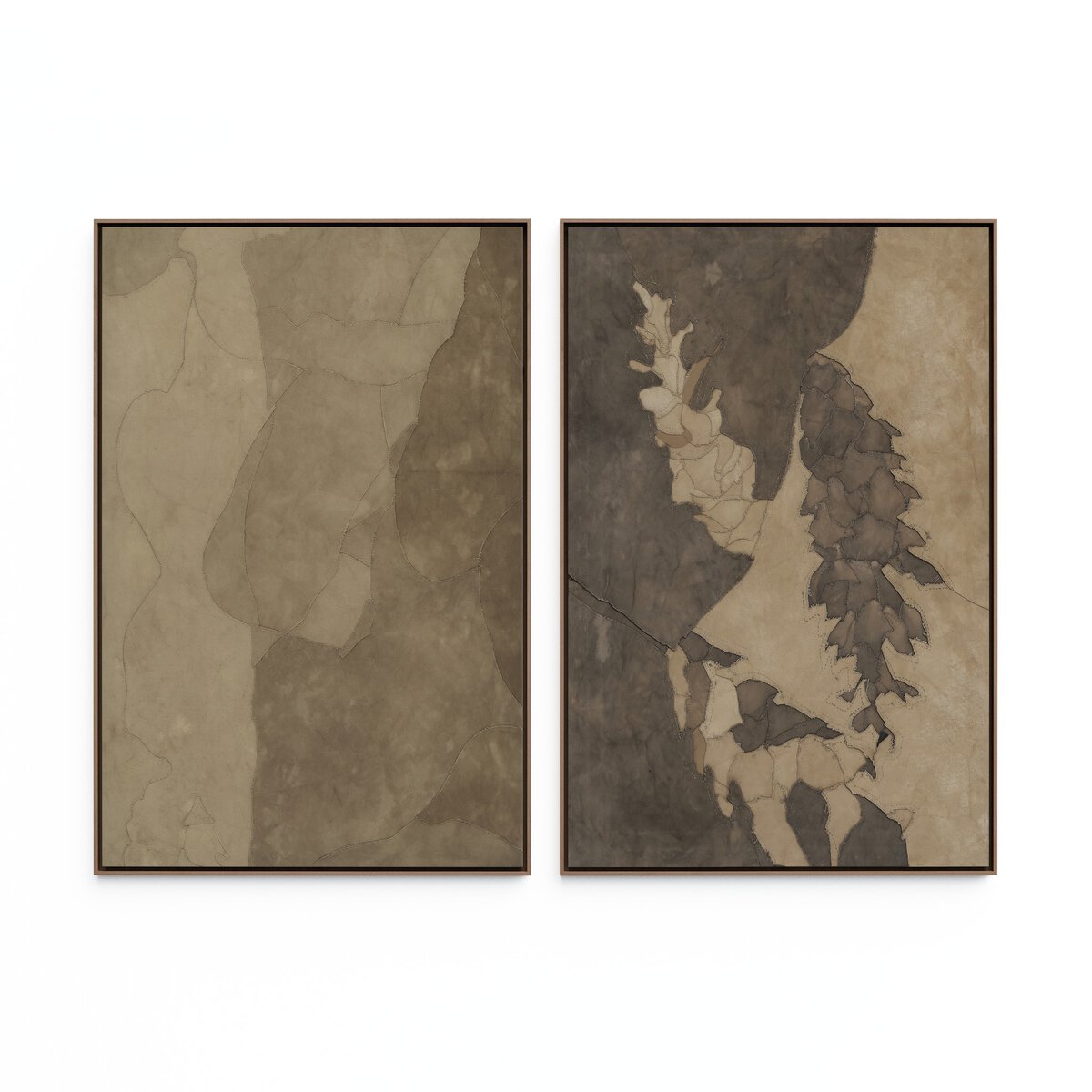 Pinecorn III Diptych by Kimmy Quillin