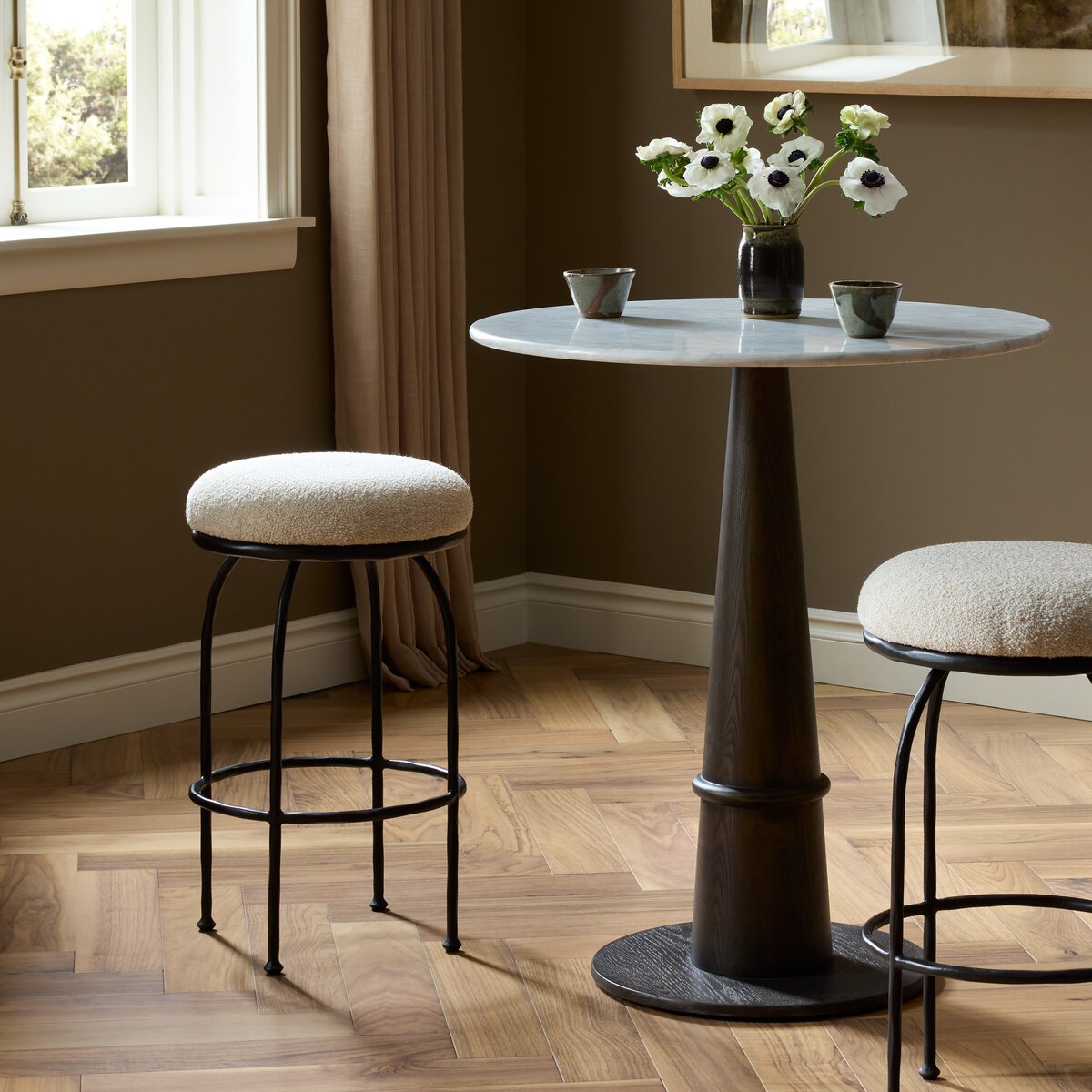 Larisa Swivel Bar + Counter Stool