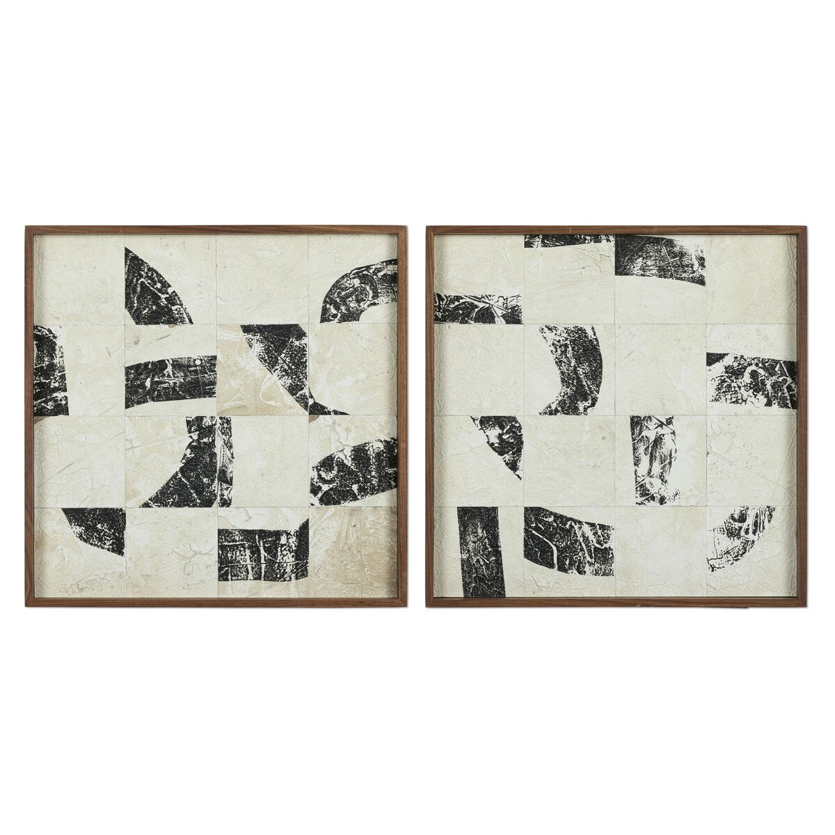 Bits & Pieces Diptych by Douglas Galloway