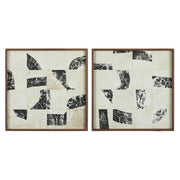 Bits & Pieces Diptych by Douglas Galloway