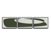 Organic Curves 2 Triptych by FH Art Studio