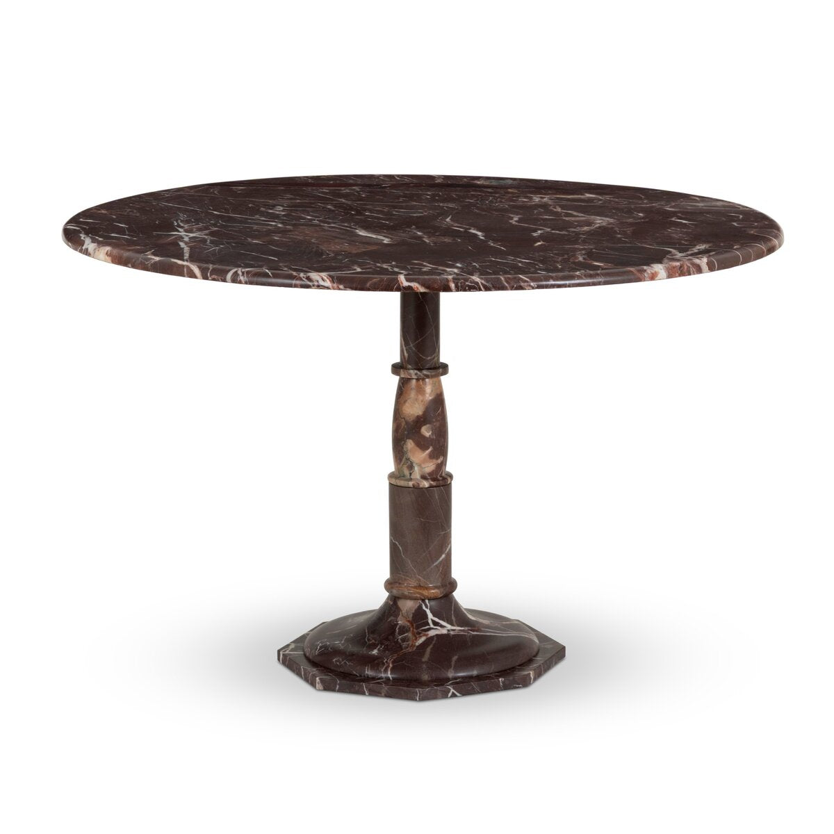 Lucy Round Marble Dining Table-48"