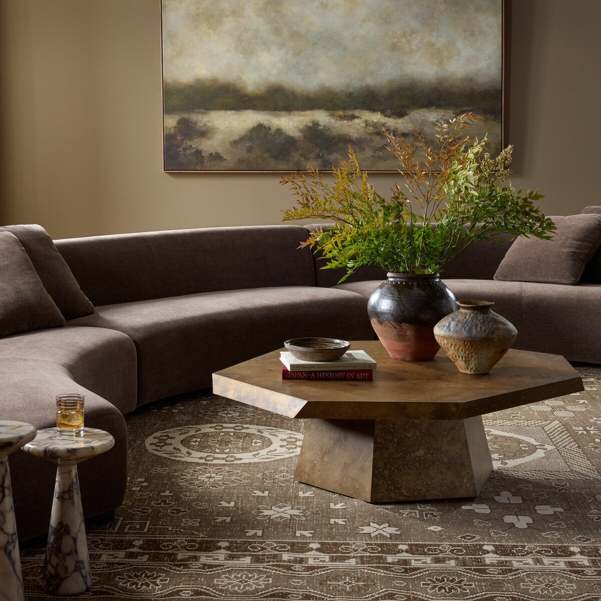 Brooklyn Aluminum Coffee Table