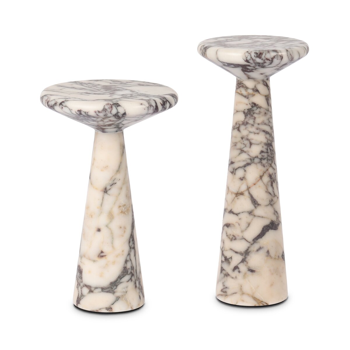 Ravine Marble Accent Table- Set Of 2