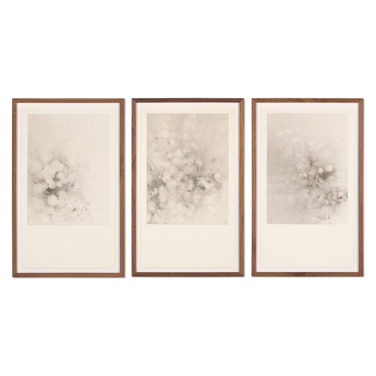 Breath Drawing Triptych by Adrián White