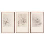 Breath Drawing Triptych by Adrián White