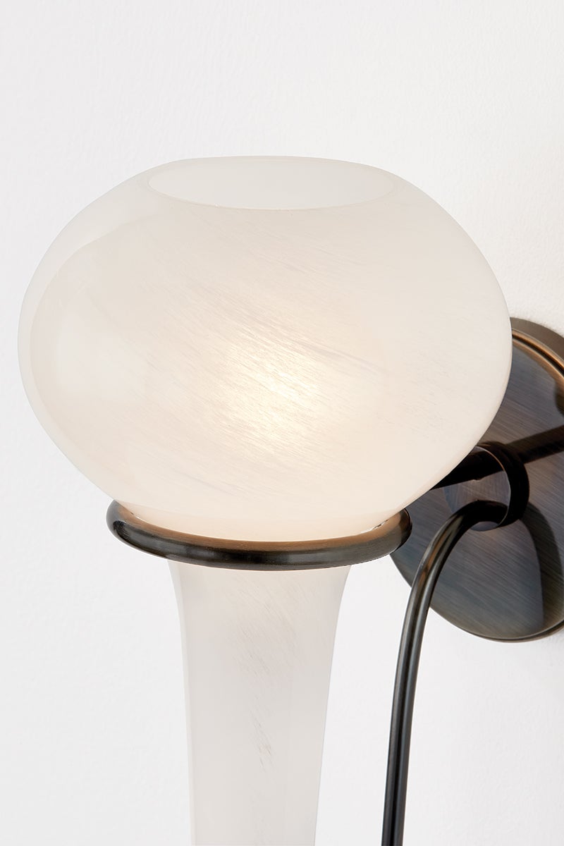 adams corner wall sconce