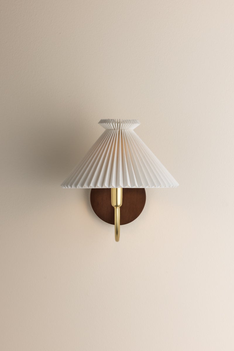 acacia wall sconce