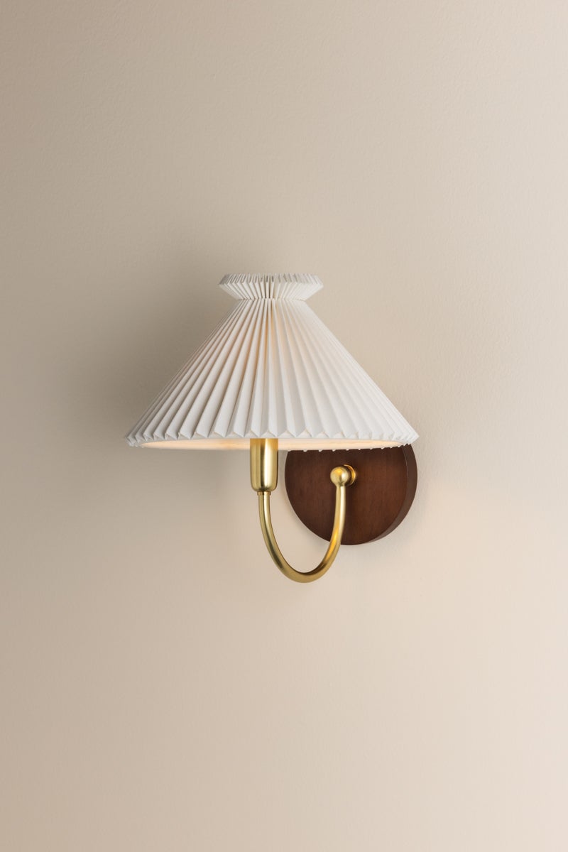 acacia wall sconce