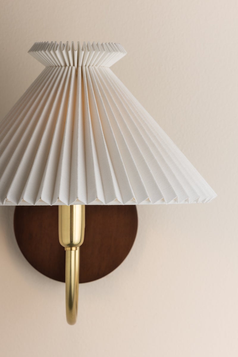 acacia wall sconce
