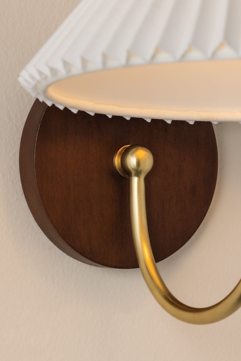 acacia wall sconce
