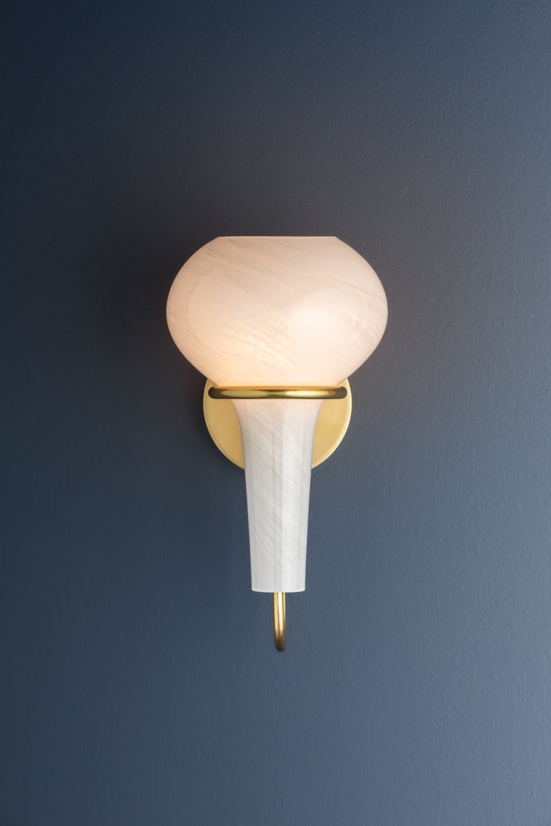 adams corner wall sconce