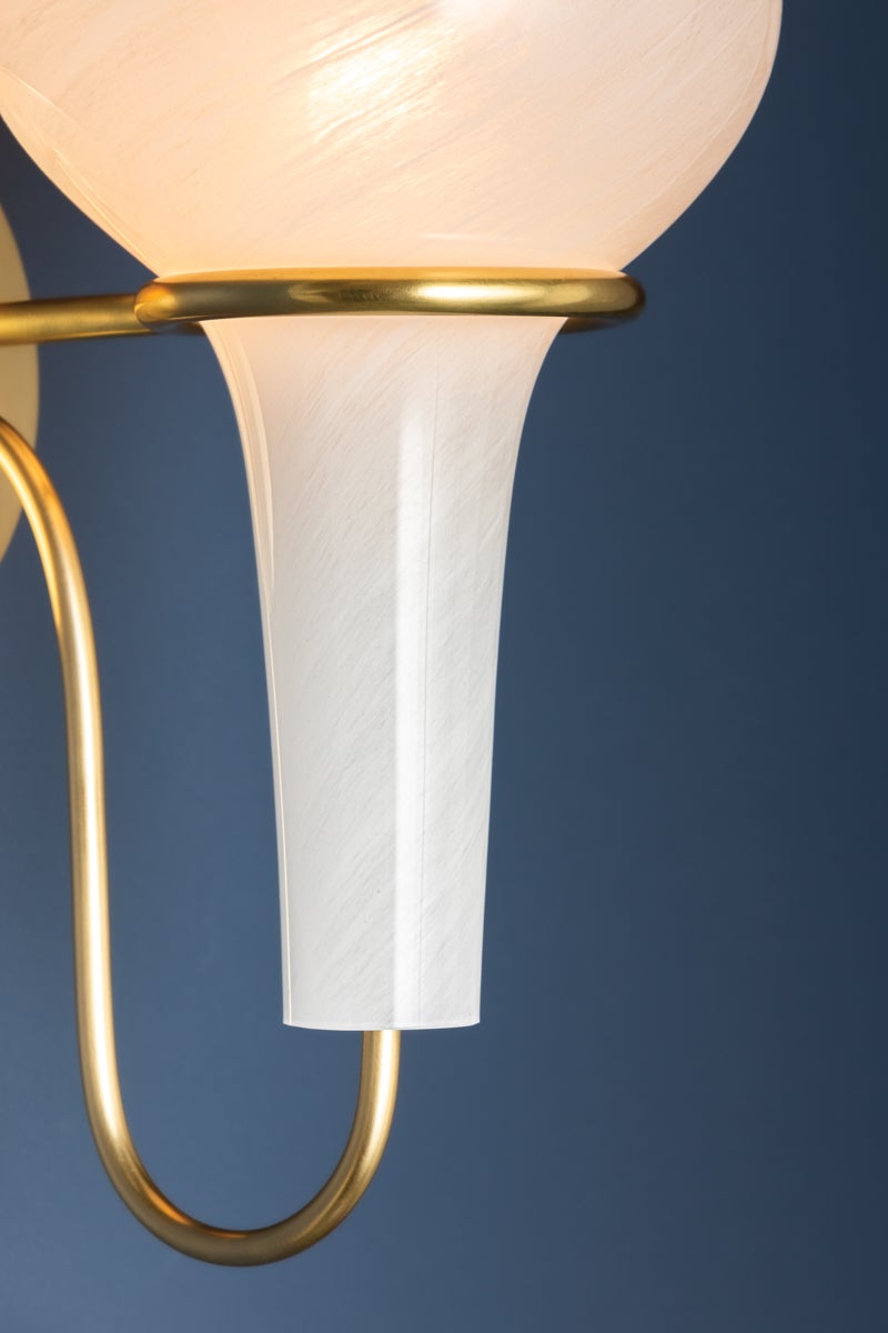 adams corner wall sconce