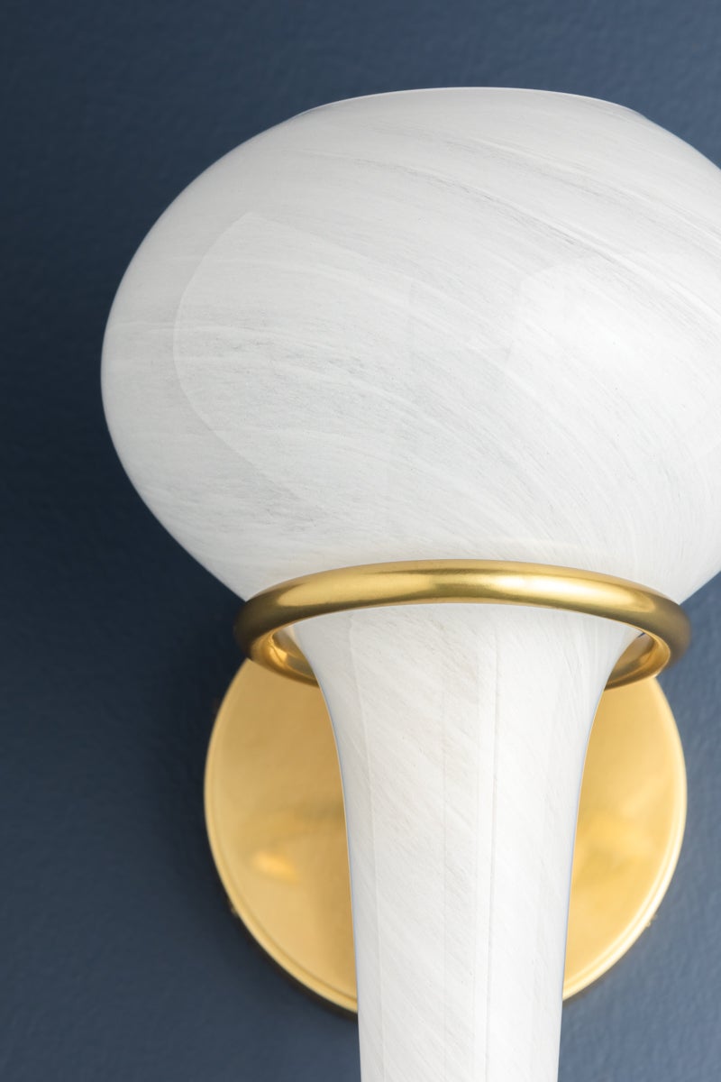 adams corner wall sconce
