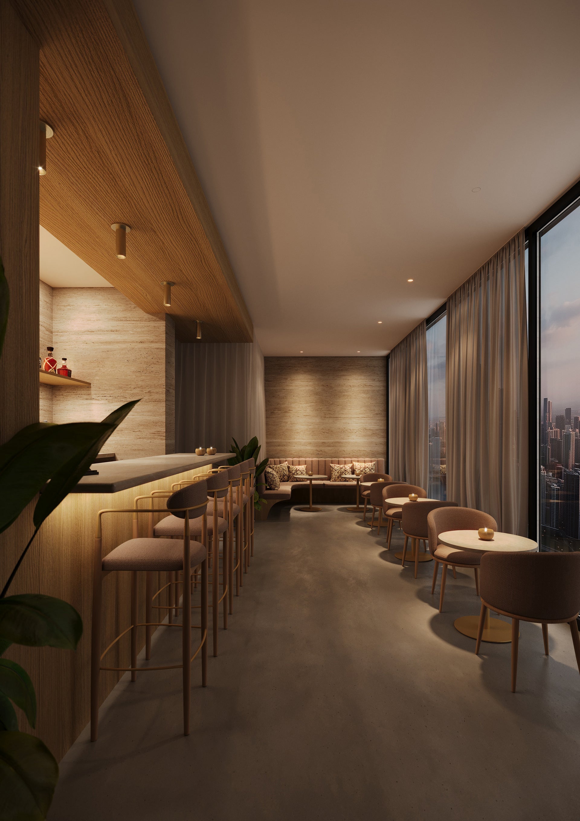 luxe 2" cylinder flush mount