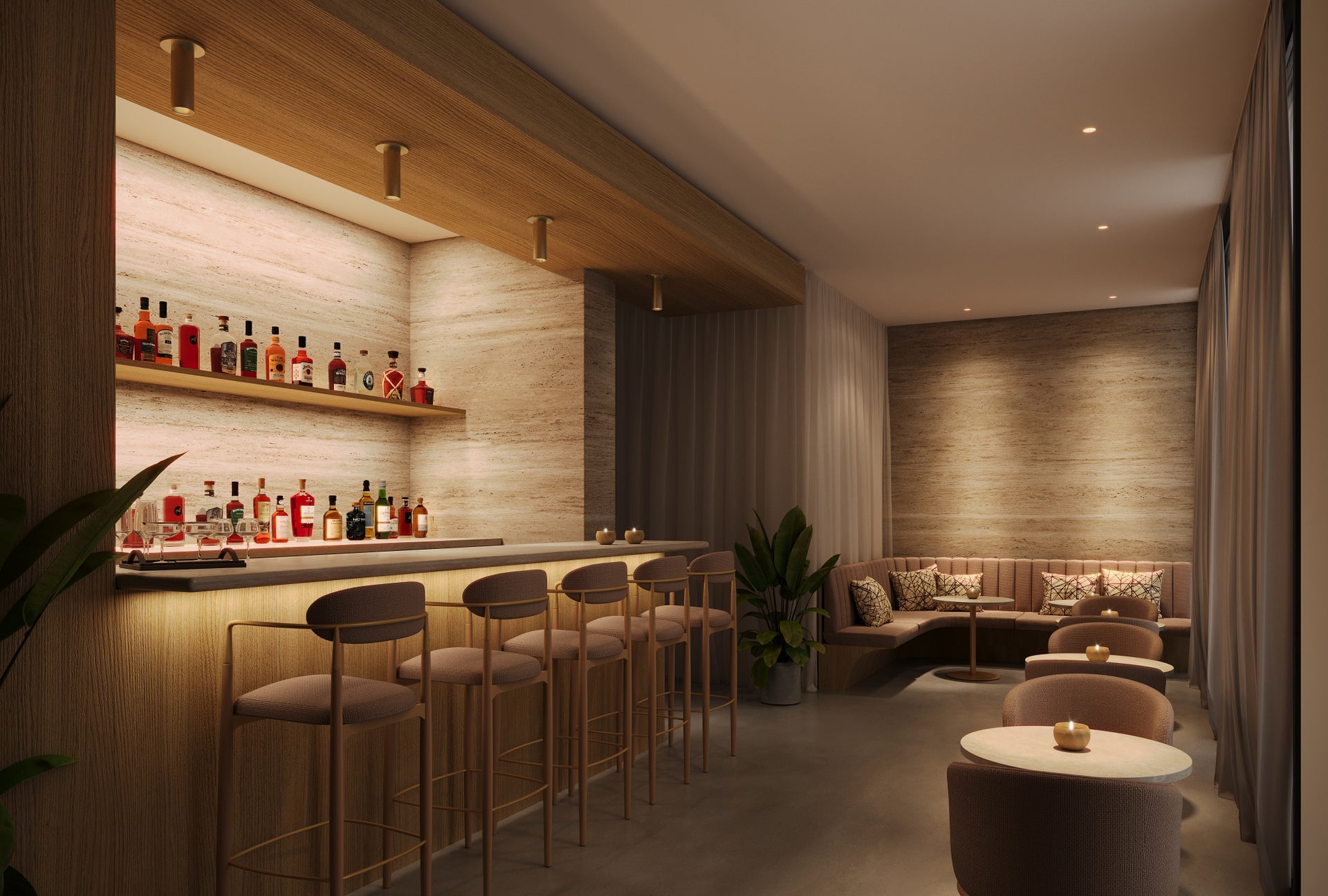 luxe 2" cylinder flush mount