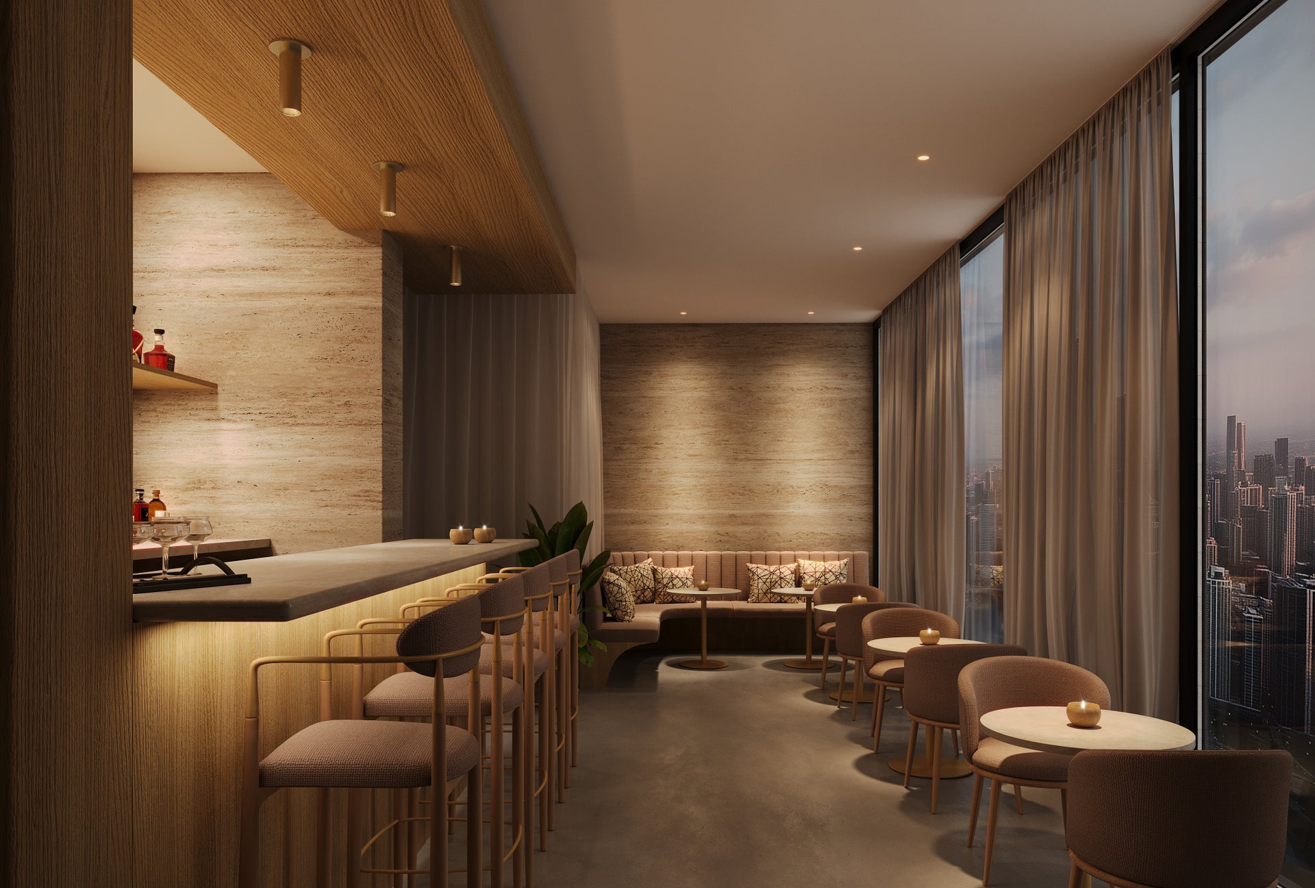 luxe 2" cylinder flush mount