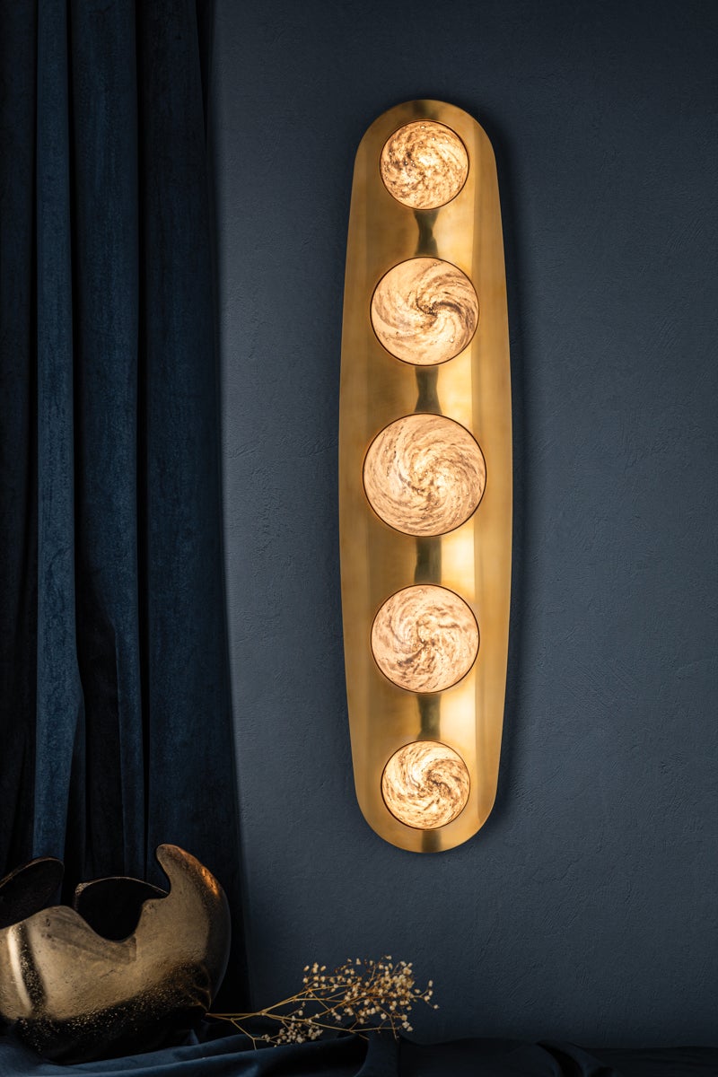 bezel wall sconce