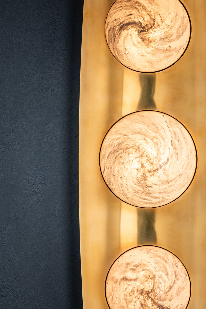 bezel wall sconce