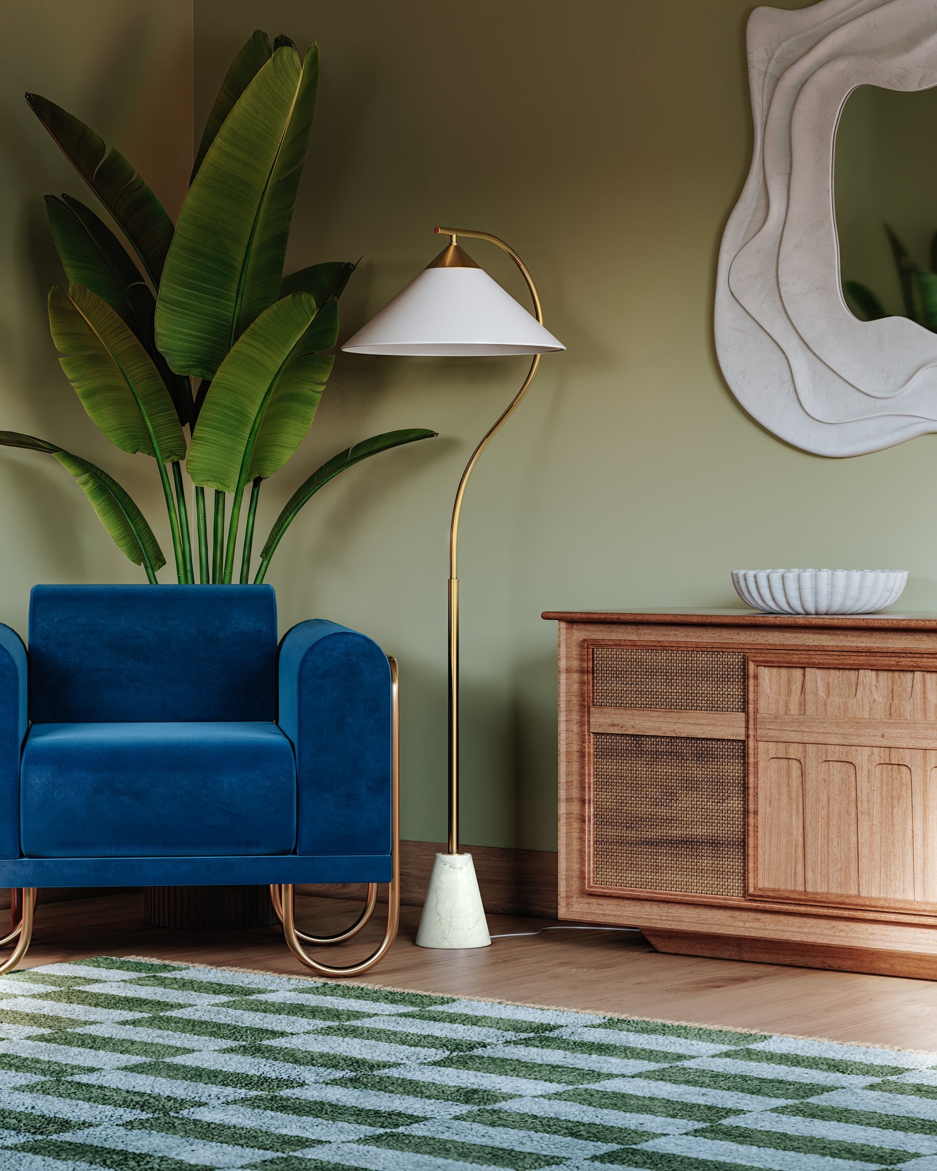 bianca floor lamp