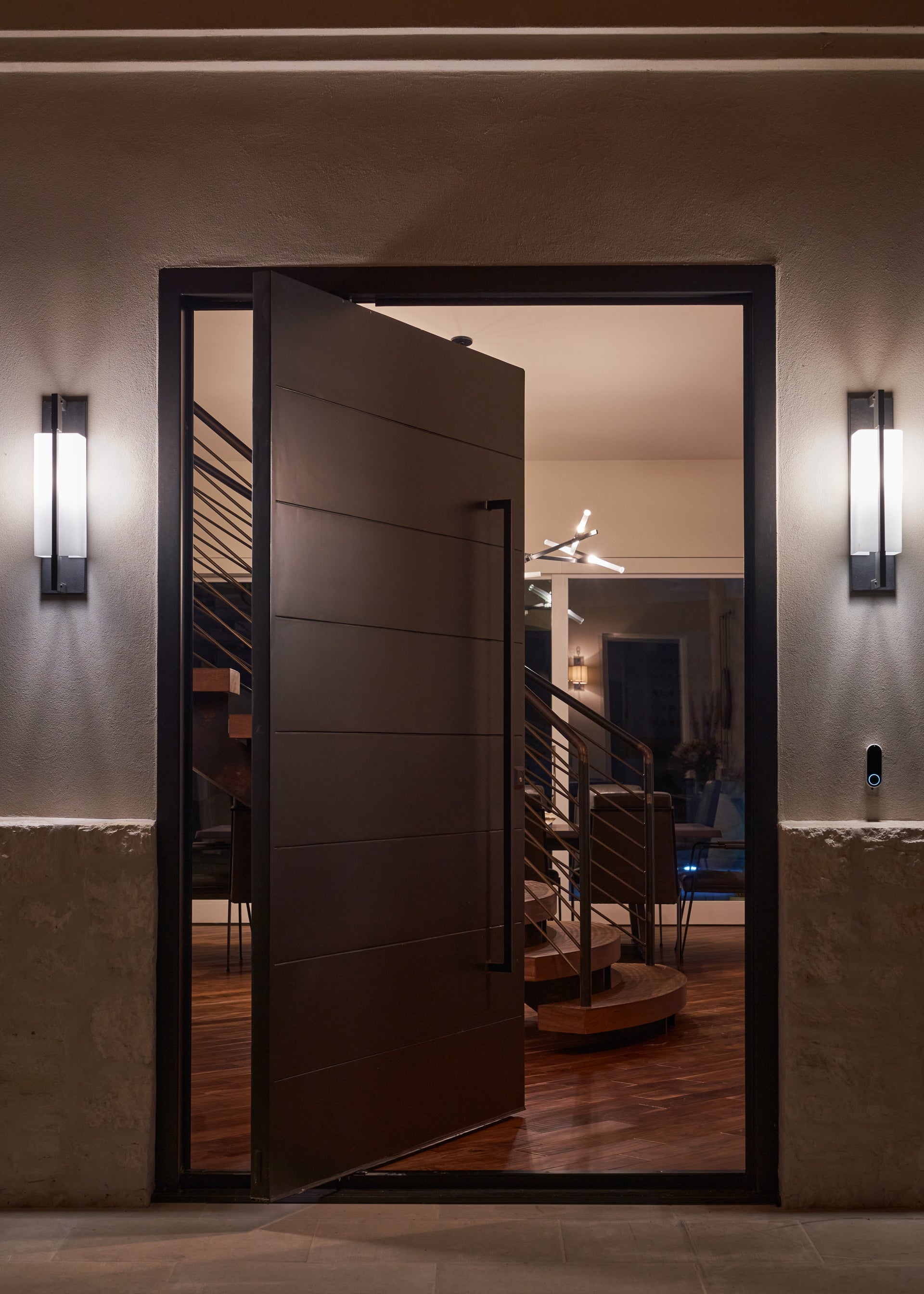 blade exterior wall sconce