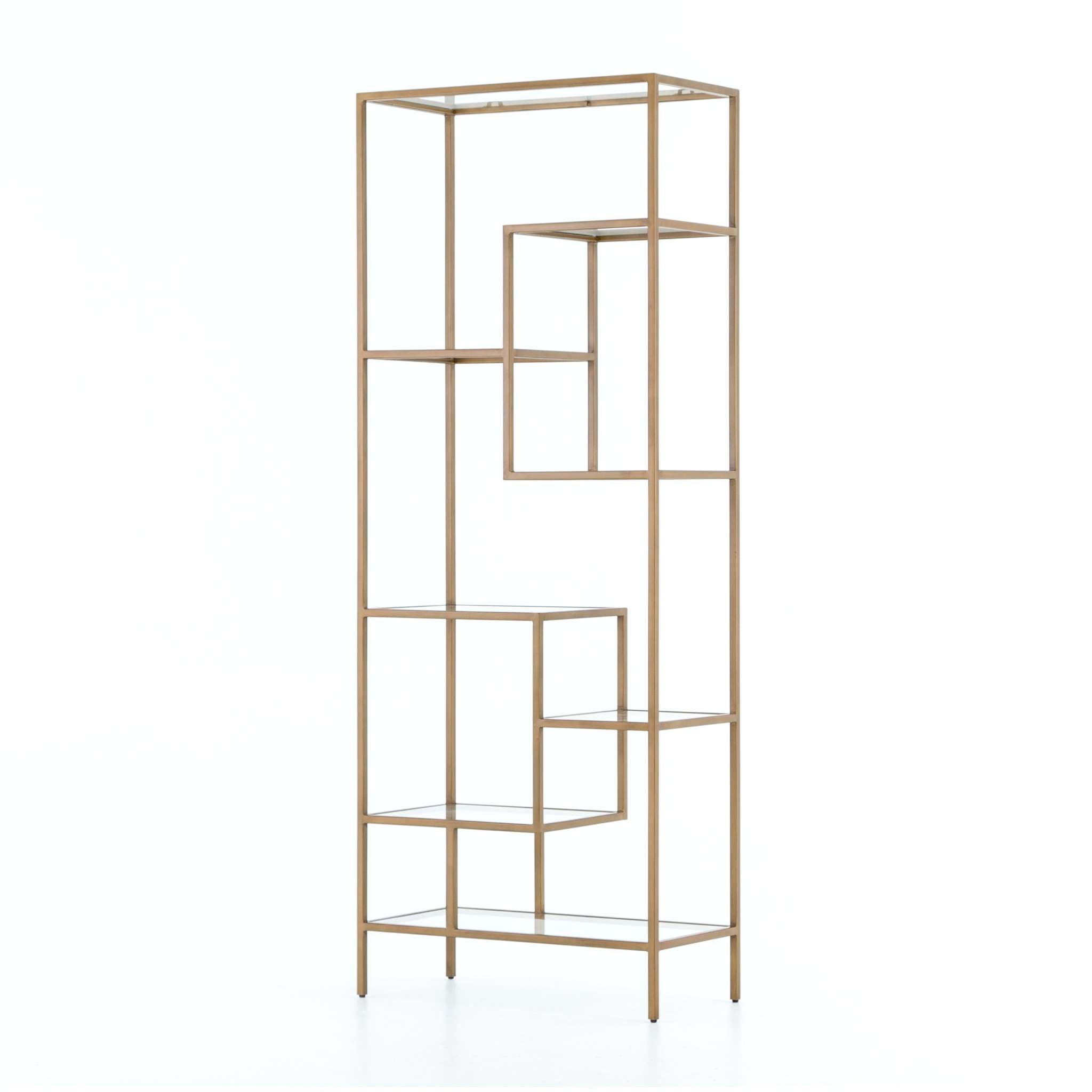 Helena Brass Bookshelf – Native Citizen