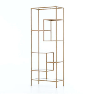 Helena Brass Bookshelf