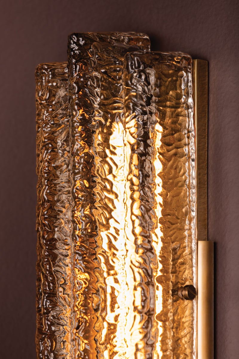 carnelian wall sconce