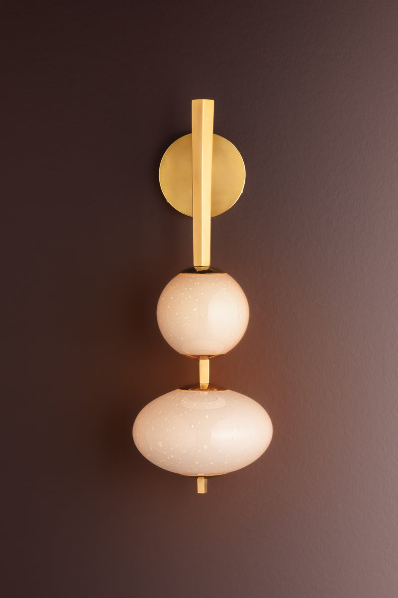 charoite wall sconce