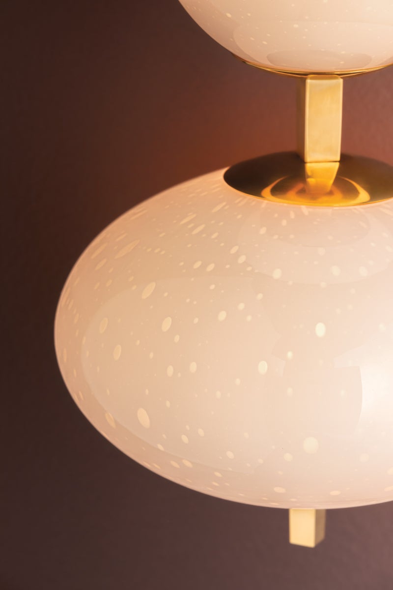 charoite wall sconce