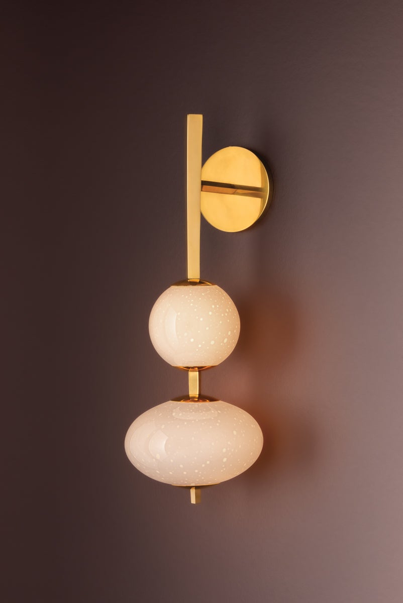 charoite wall sconce