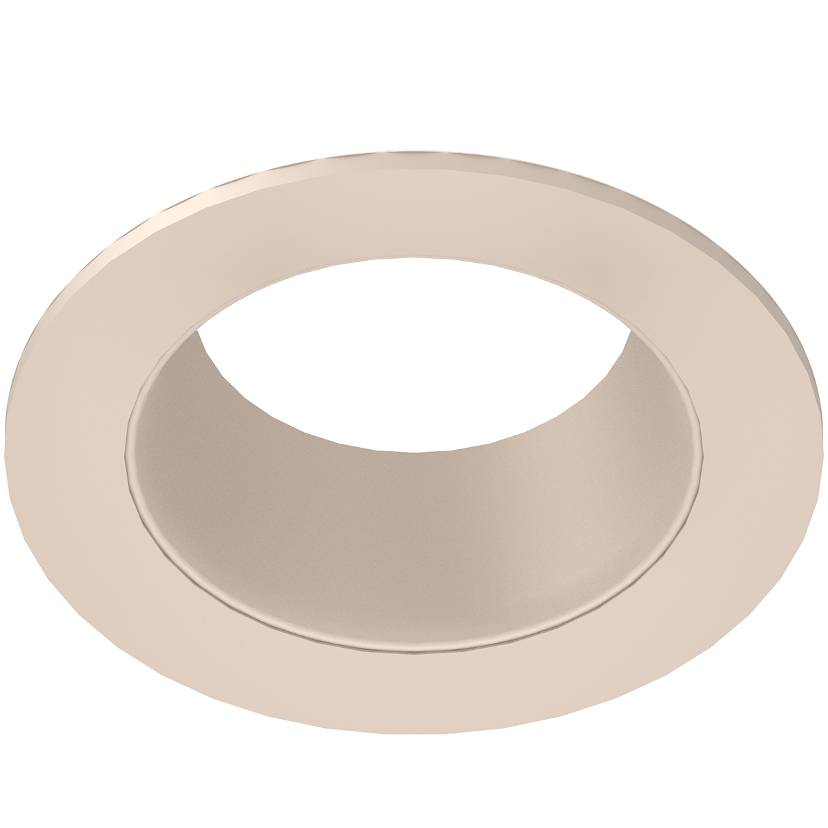 eco-downlight 3" standard round trim, champagne