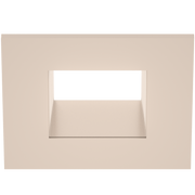 eco-downlight 3" adjustable square trim, champagne