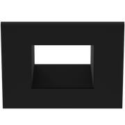 eco-downlight 3" standard square trim, black