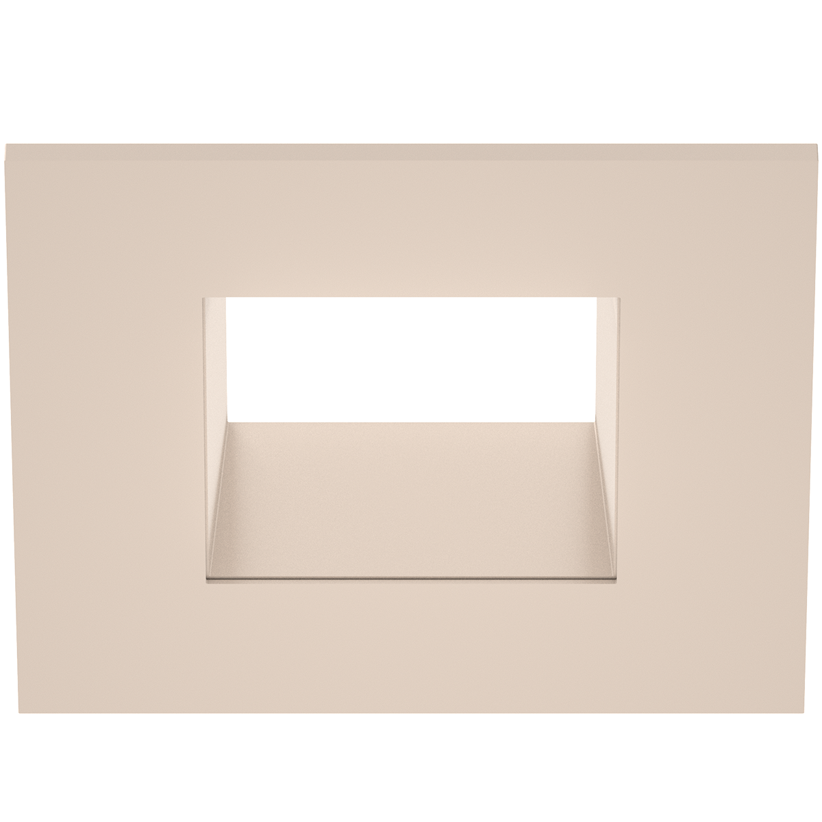 eco-downlight 3" standard square trim, champagne